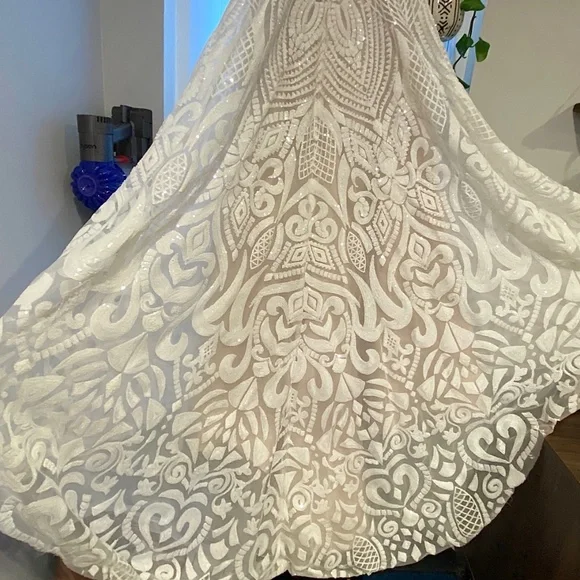 Hayley Paige 'Delta' - Blush - Picture 7 of 8